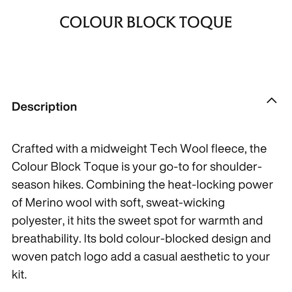 🆕NWT Arc’Teryx Colour Block Toque - Picture 8 of 14